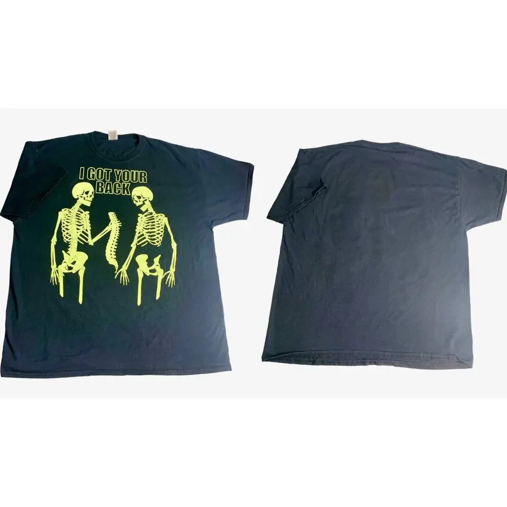 Halloween Bundle: Skeleton Shirt 2Xl, Vincent the Living Skull, Sugar Skull  Mug - Picture 2 of 12